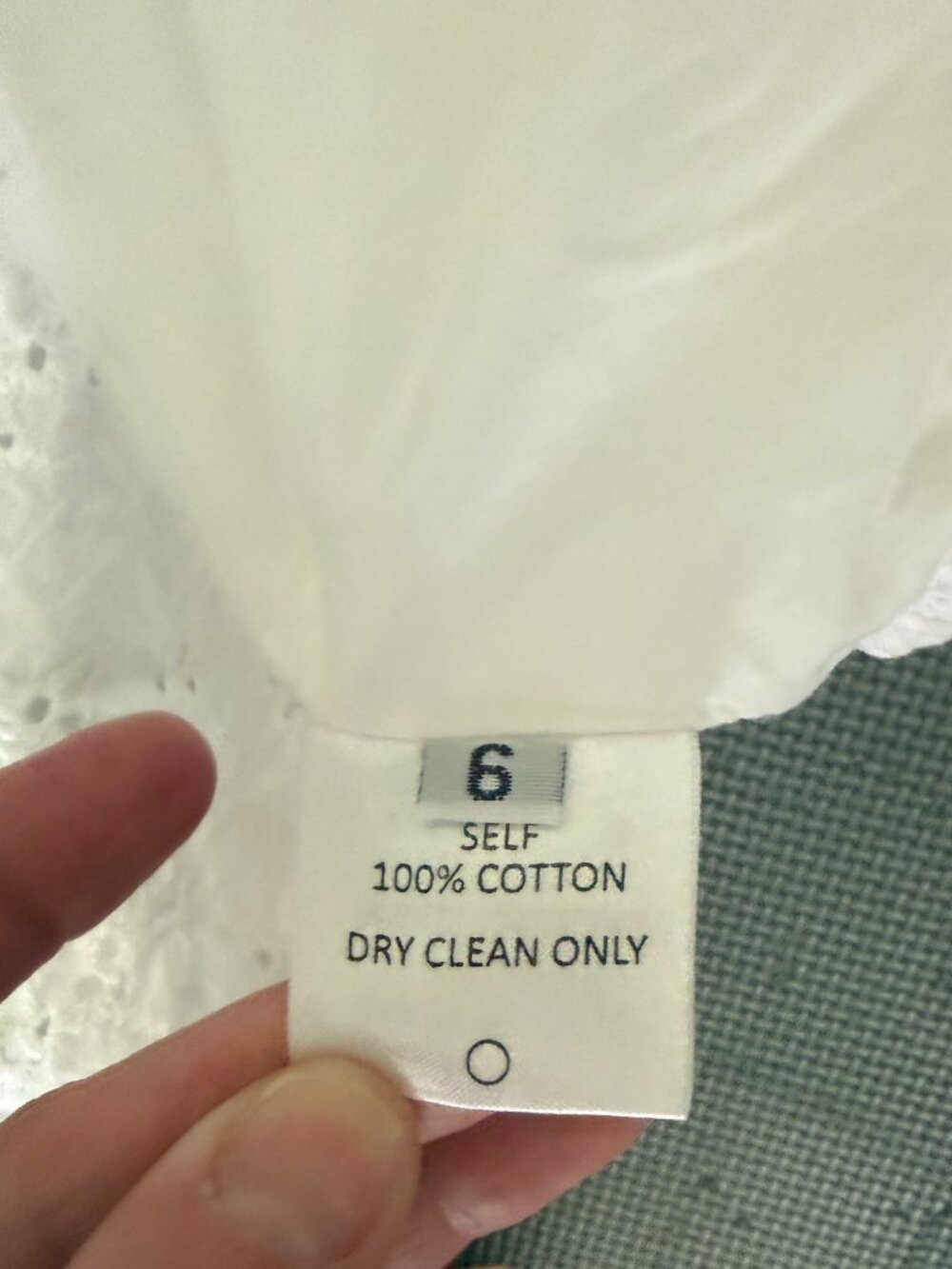 Rachel Antonoff White Eyelet Princess Dress Midi-Cotton- Size 6- MSRP $299 - Picture 12 of 16